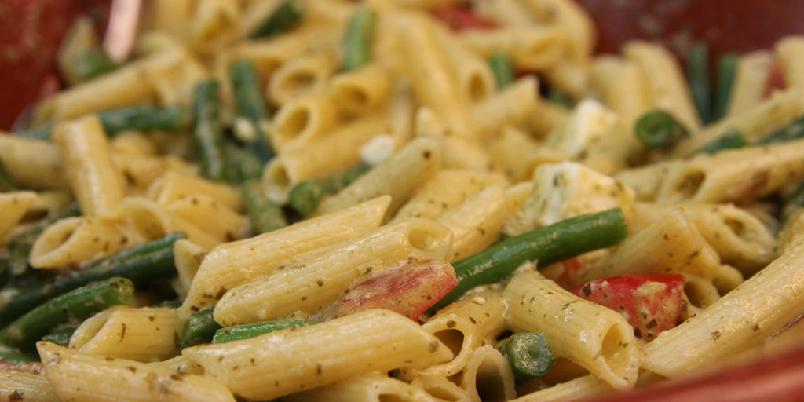 Kremet Pasta Med Grønnsaker